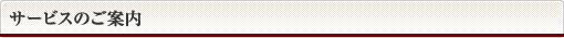 サービスのご案内